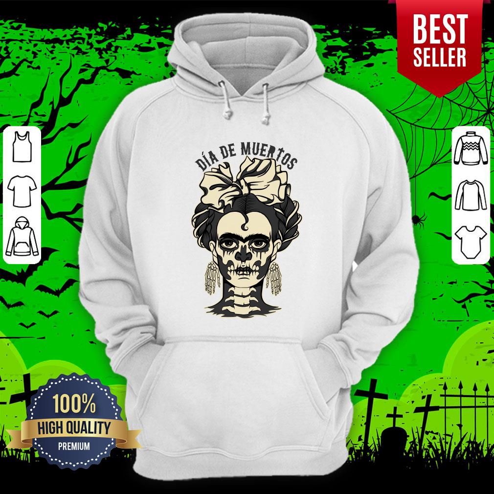 Skeleton Girl Dia De Muertos Day Of Dead Shirt - Image 3