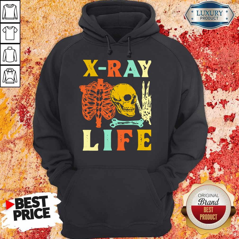 Skeleton X-Ray Life Vintage Shirt - Image 3