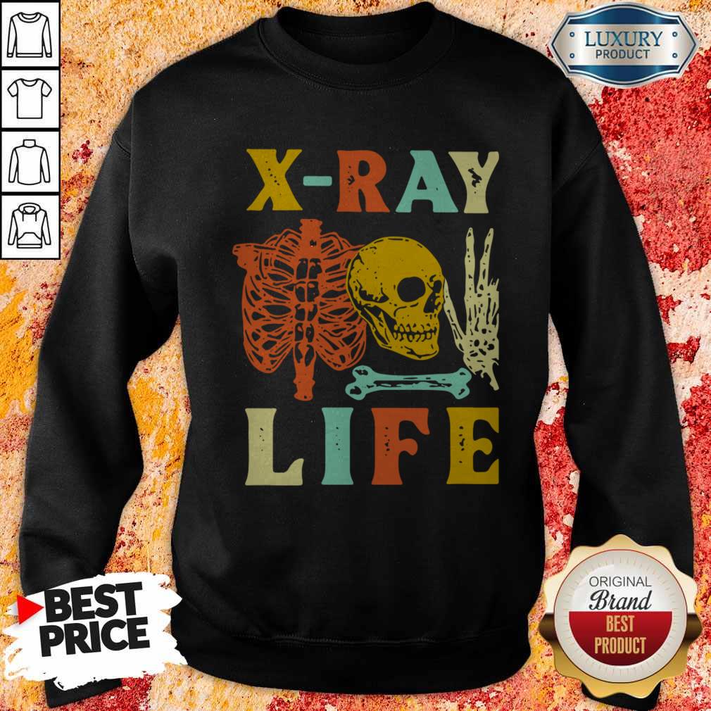 Skeleton X-Ray Life Vintage Shirt - Image 5
