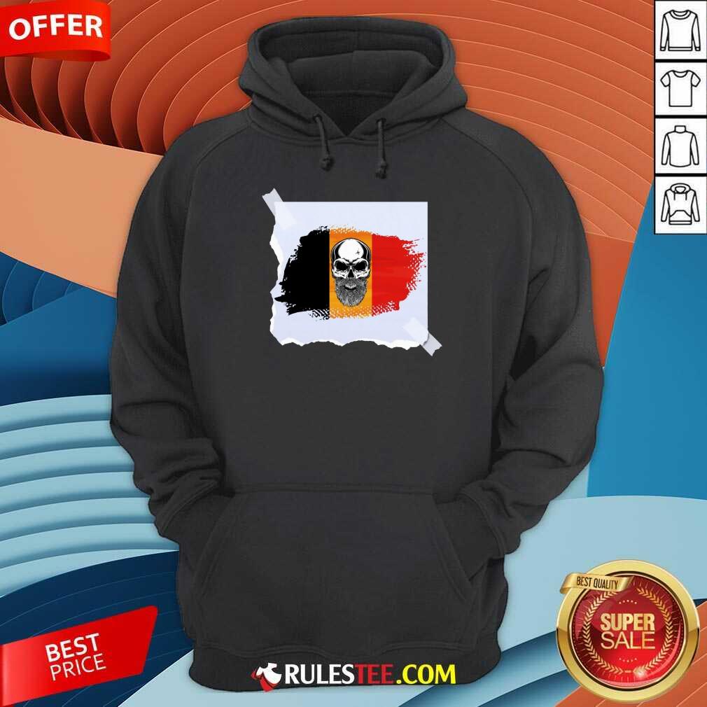 Skull Belgian Flag Shirt - Image 4