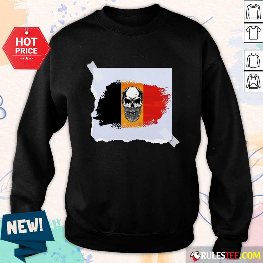 Skull Belgian Flag Shirt - Image 5