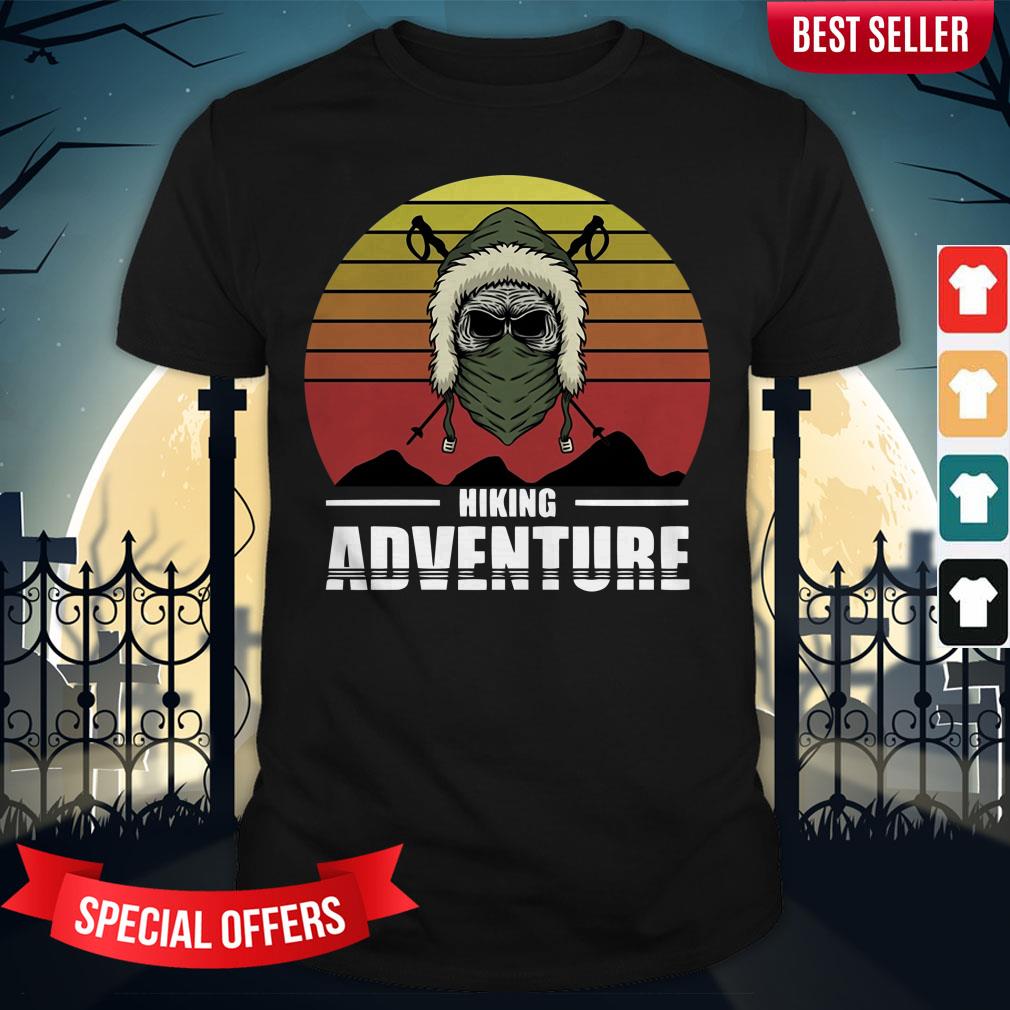 Skull Hiking Adventure Day Of The Dead Vintage Shirt