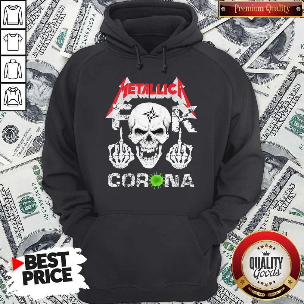 Skull Metallica Fuck Corona Shirt - Image 3