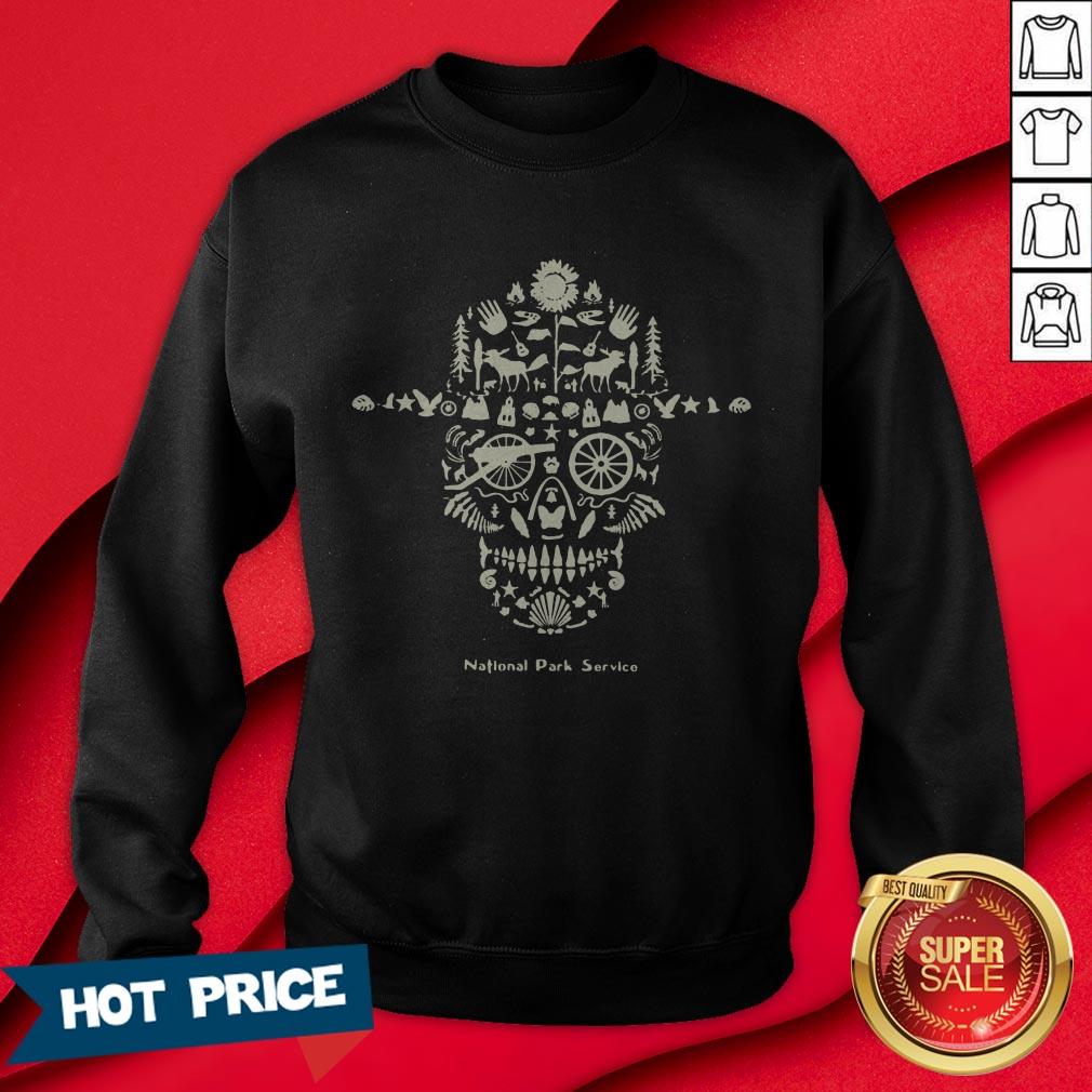 Skull National Park Service Shirt - Image 4