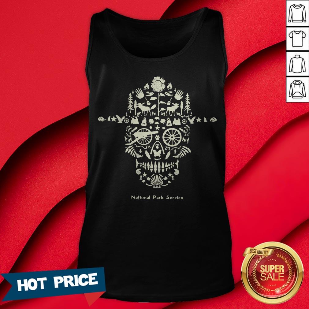 Skull National Park Service Shirt - Image 2