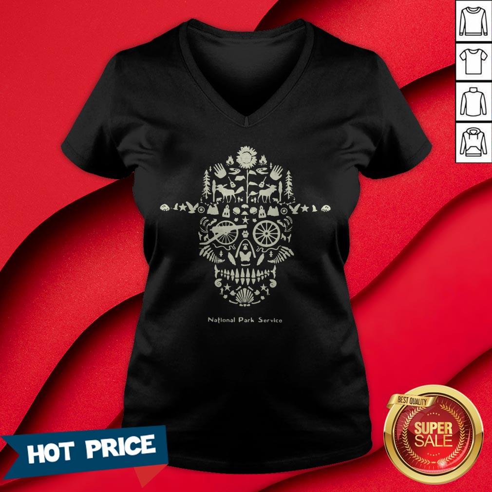 Skull National Park Service Shirt - Image 3