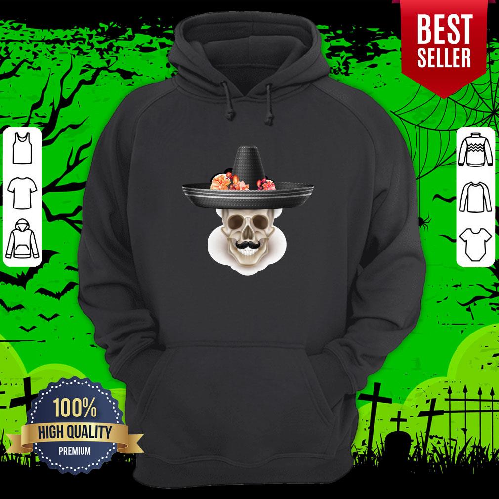 Skull Simple Gentlemen Day Of The Dead Shirt - Image 3