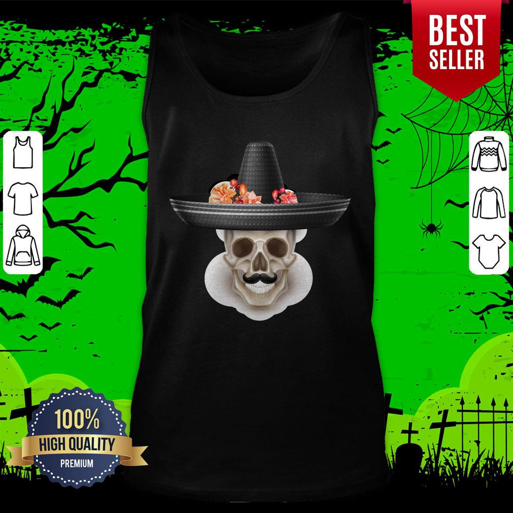 Skull Simple Gentlemen Day Of The Dead Shirt - Image 5