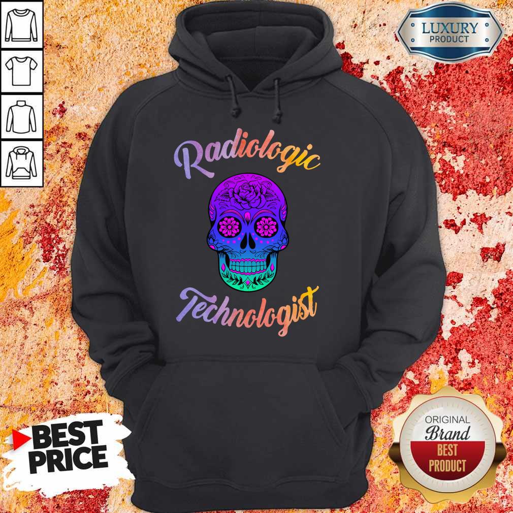 Skull Tattoo Floral Radiologic Technologist Shirt - Image 3