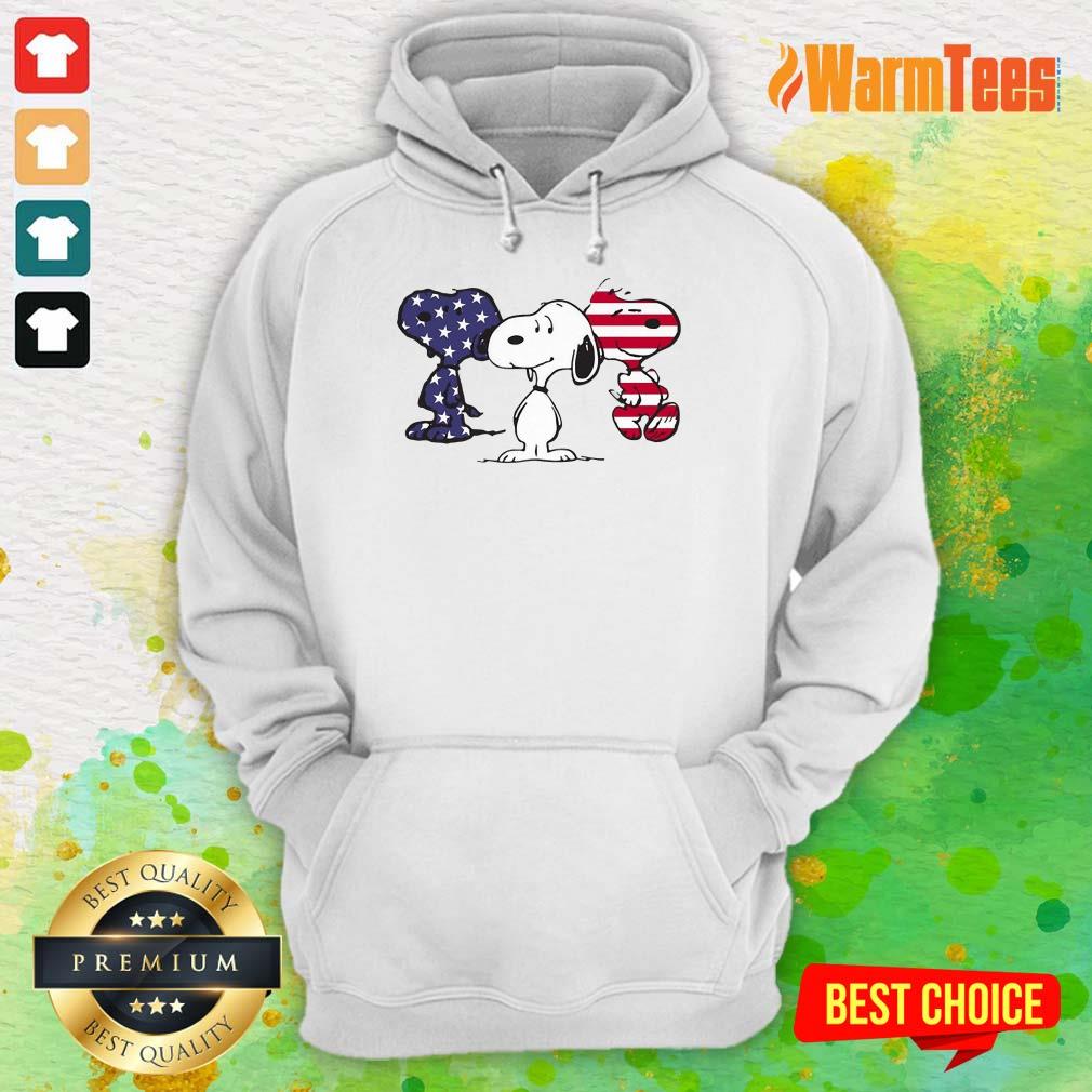Snoopy American Flag Shirt - Image 4