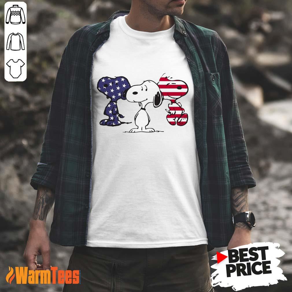 Snoopy American Flag Shirt