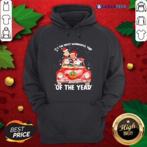 Alternative view of Snoopy And Friends Santa It'S The Most Wonderful Time Of The Year Christmas Shirt