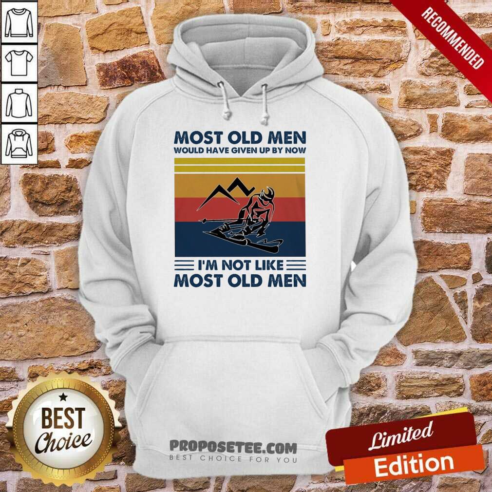 Snowboarding Most Old Men Would Have Given Up By Now I’m Not Like Most Old Men Vintage Shirt - Image 3