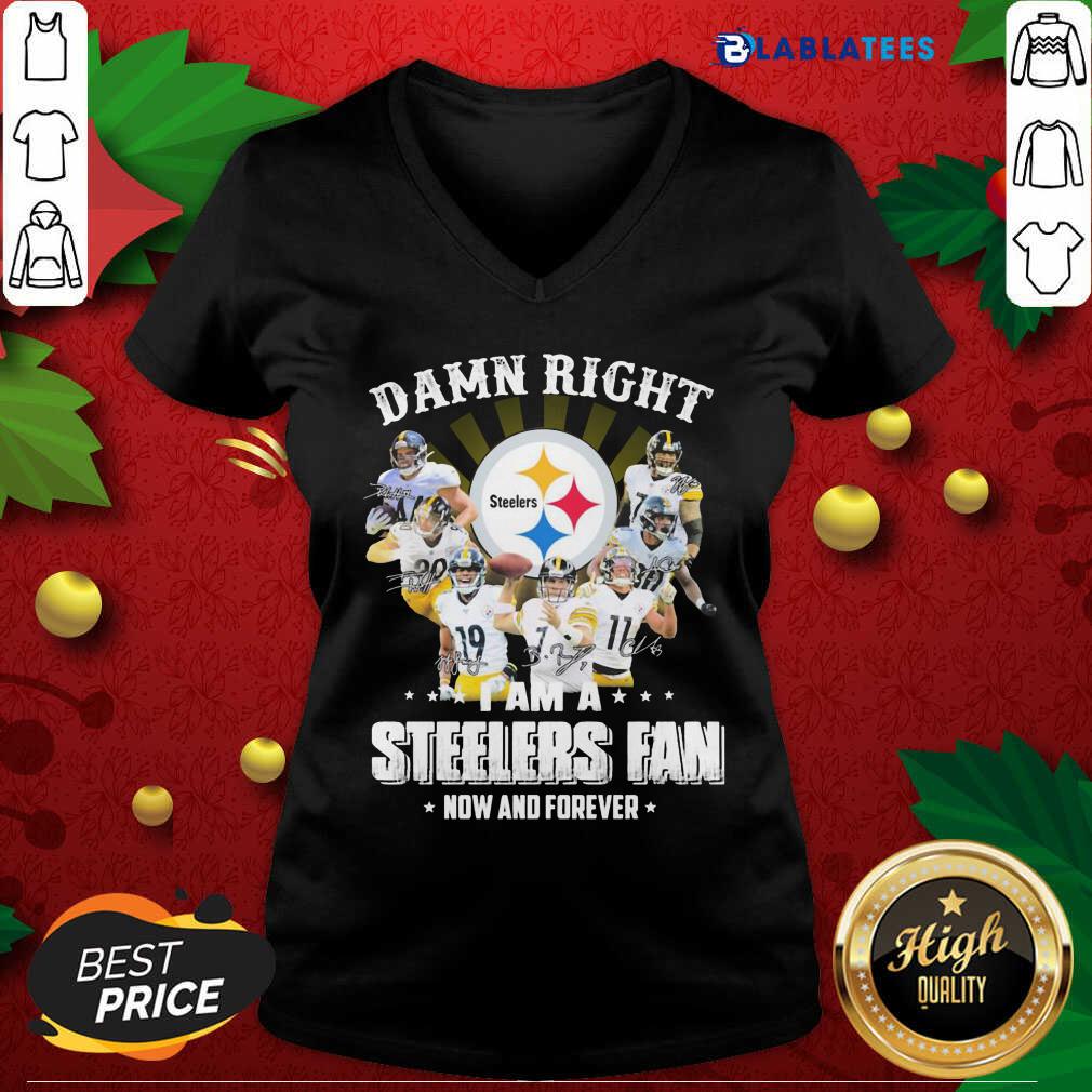 So Damn Right I Am A Pittsburgh Steelers Fan Now And Forever Signature Shirt - Image 4