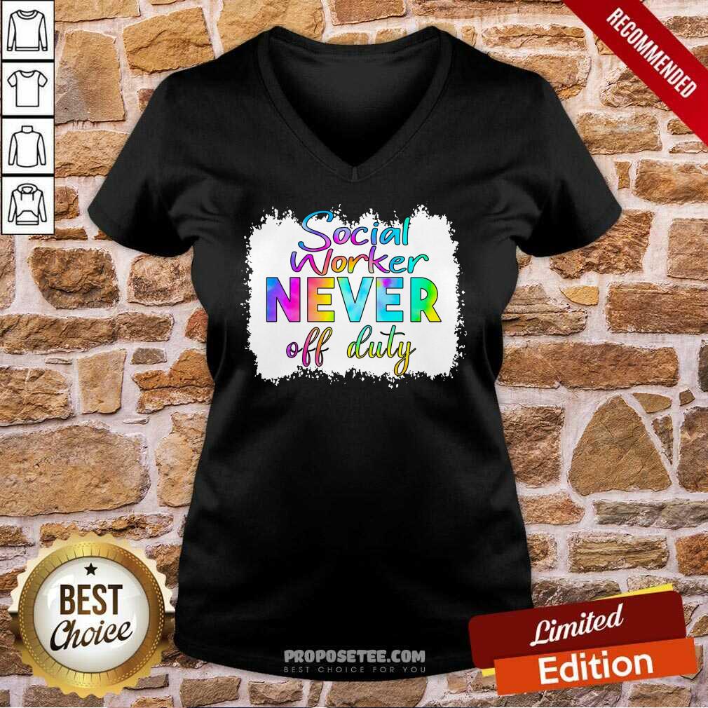 Social Worker Never Off Duty Shirt - Image 3