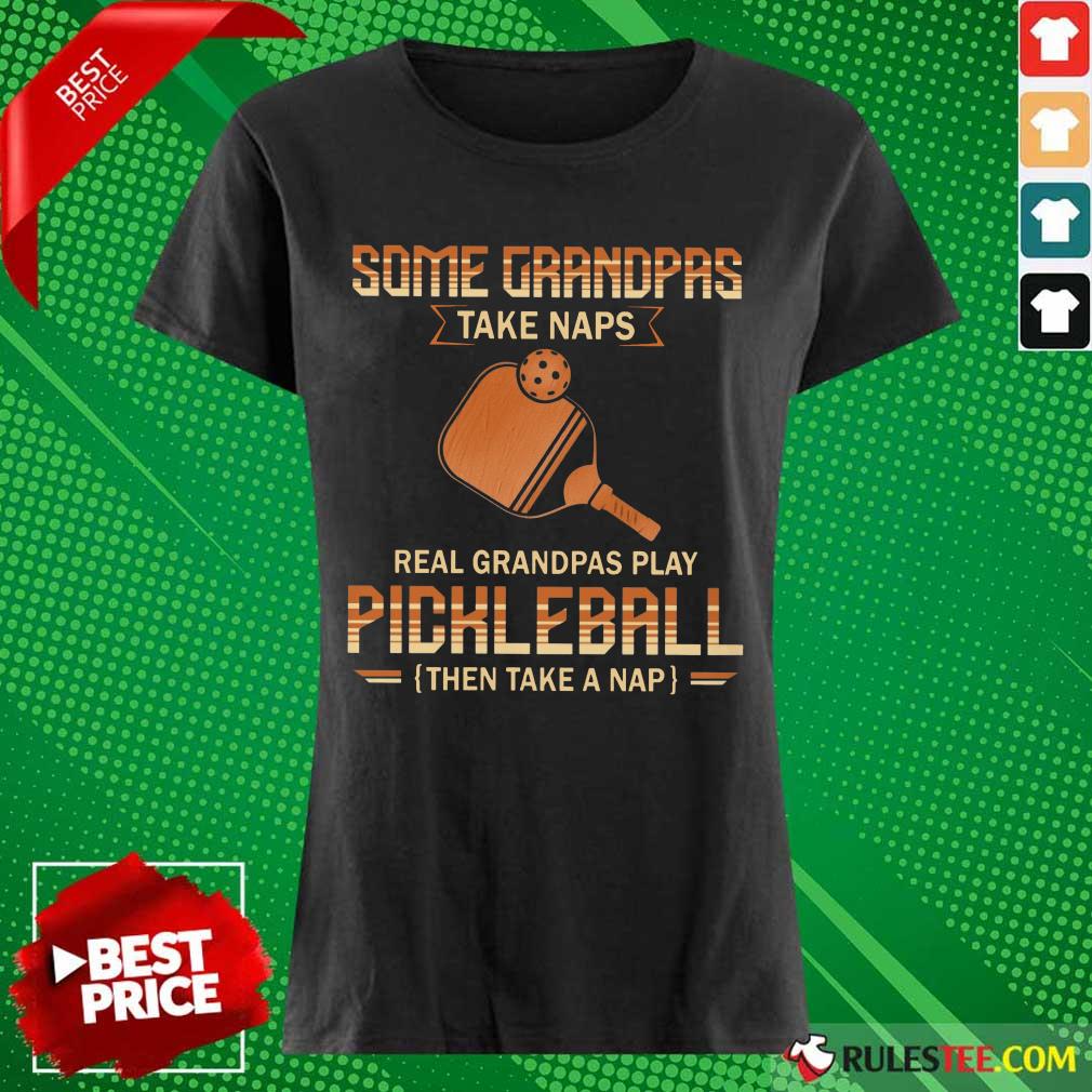 Some Grandpas Take Naps Pickleball Shirt - Image 3