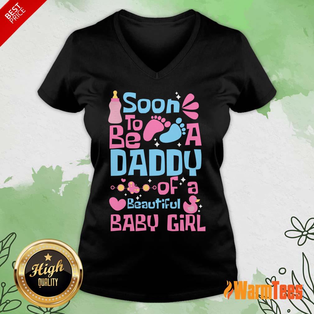 Soon To Be Daddy Of A Beautiful Baby Girl Shirt - Image 4