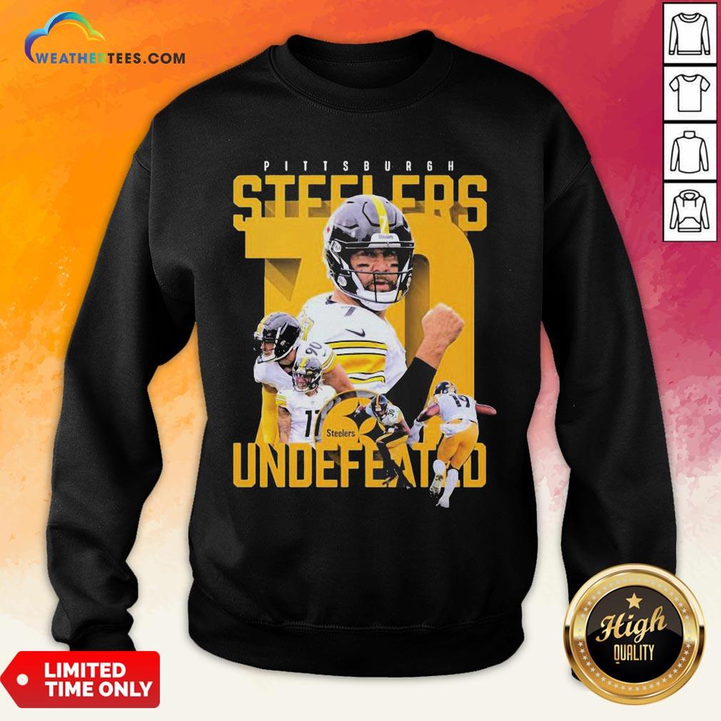 Sorry Funny Pittsburgh Steelers Undefeated Shirt - Image 4