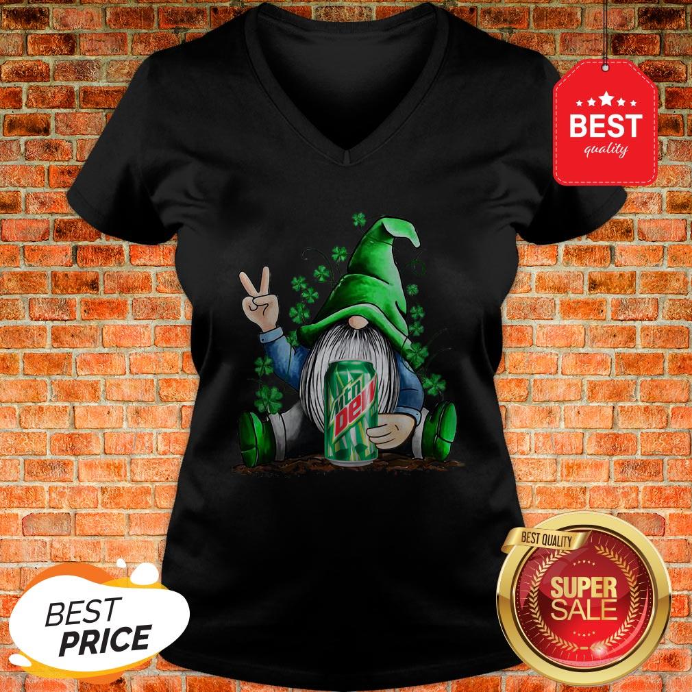 St. Patrick’s Day Gnomes Hug Mountain Dew PepsiCo Shirt - Image 2