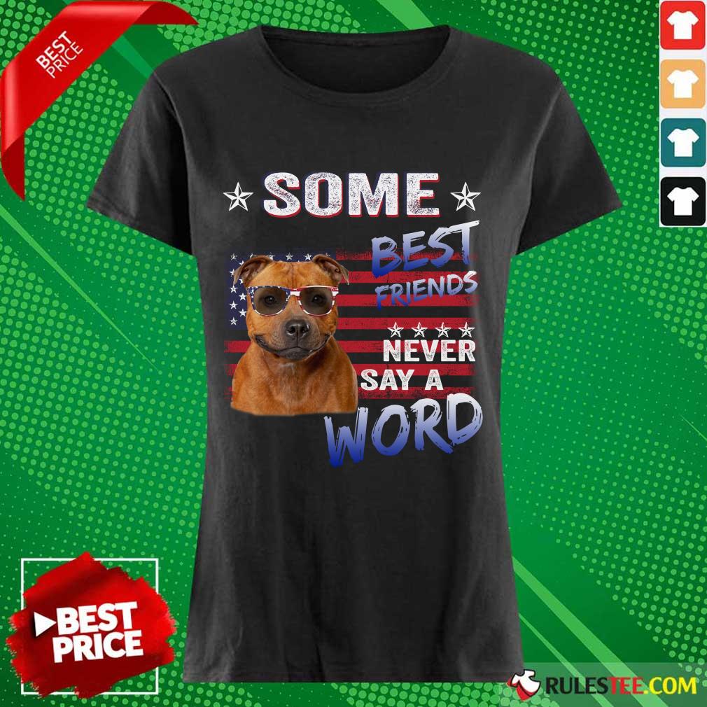Staffordshire Best Friends Never Say A Word Shirt - Image 3