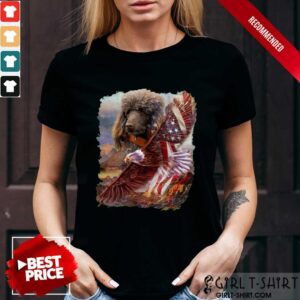 Standard Poodle American Patriot Shirt