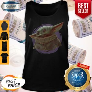 Alternative view of Star Wars Baby Yoda The Mandalorian The Child Circle Halo Shirt