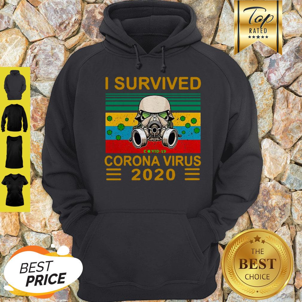 Stormtrooper I Survived Covid-19 2020 Vintage Shirt - Image 2