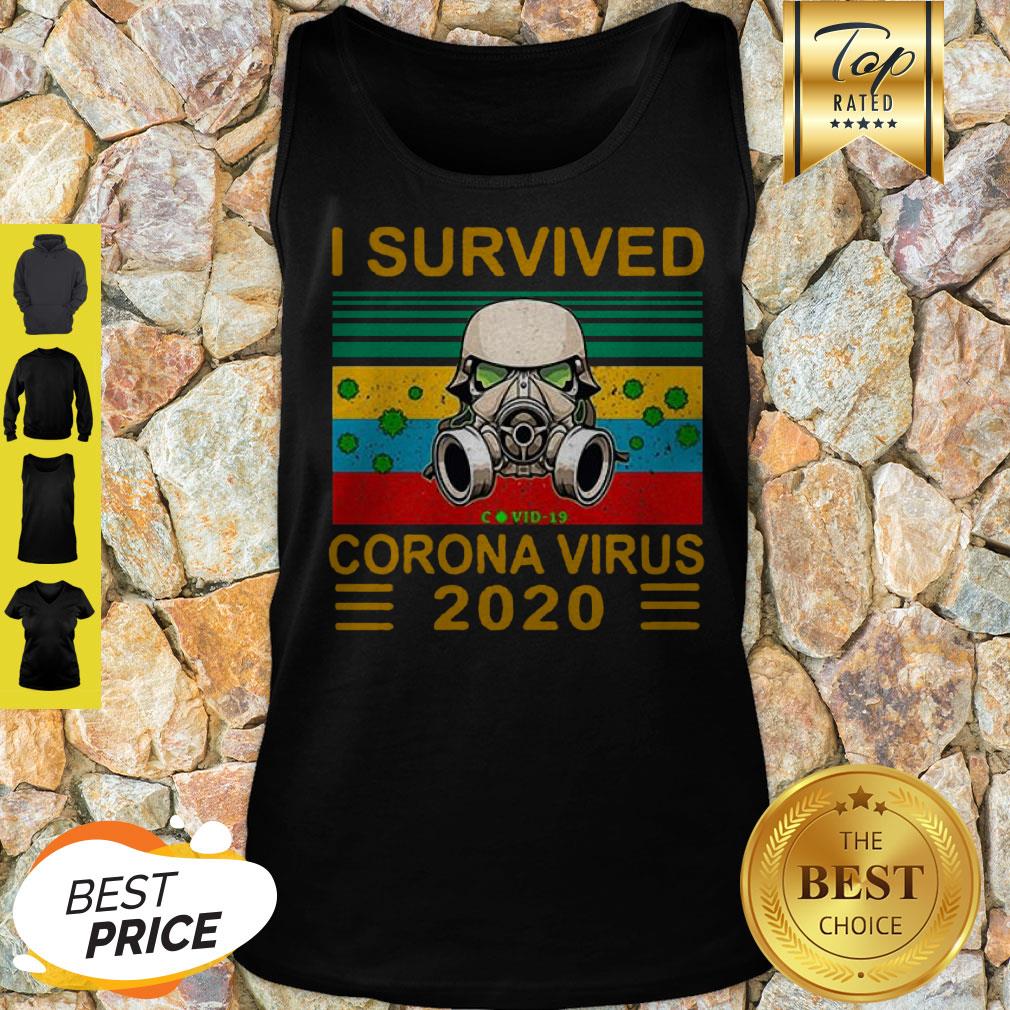 Stormtrooper I Survived Covid-19 2020 Vintage Shirt - Image 4