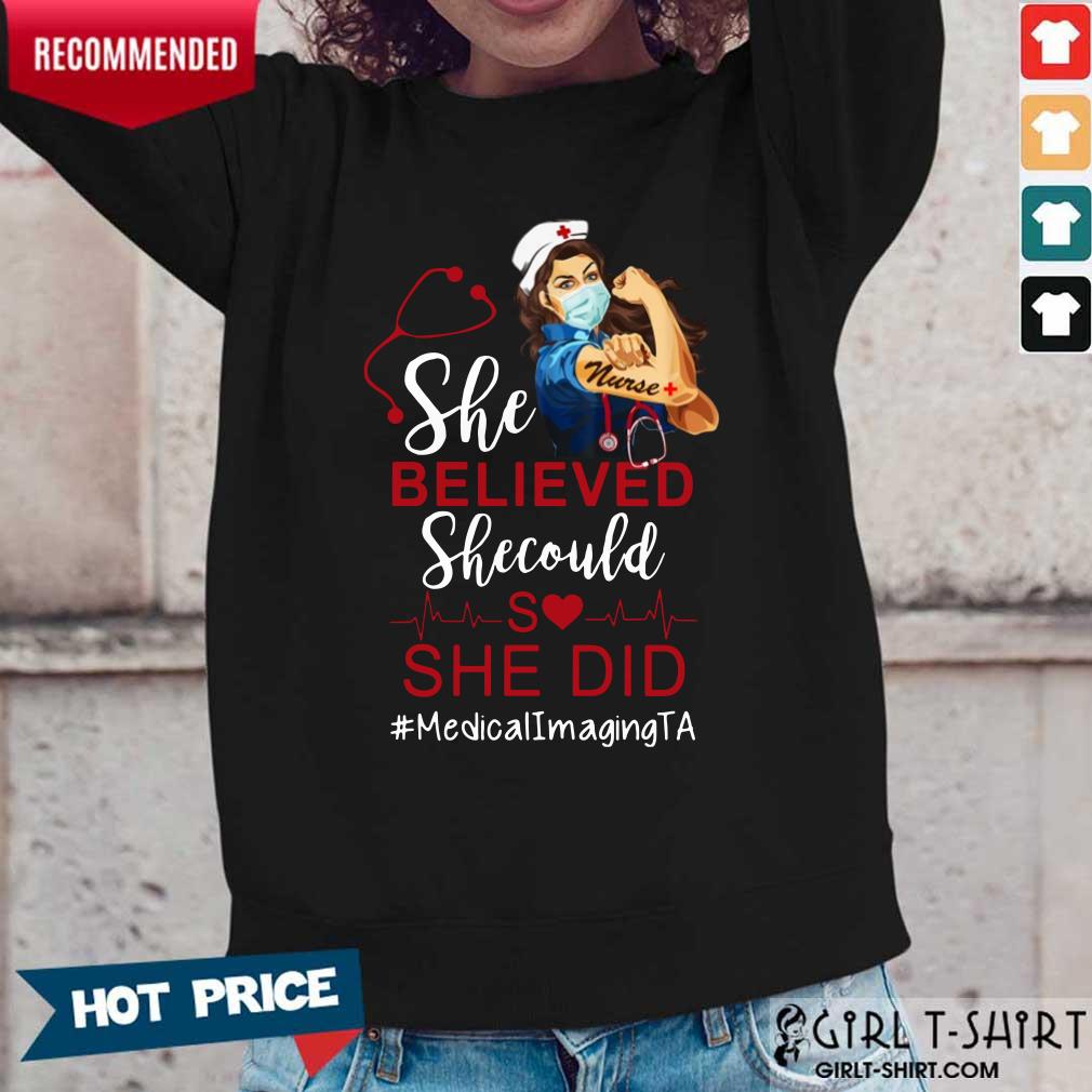 Strong Girl Nurse Medical Imaging Shirt - Image 5