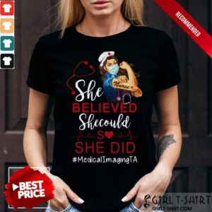 Strong Girl Nurse Medical Imaging Shirt