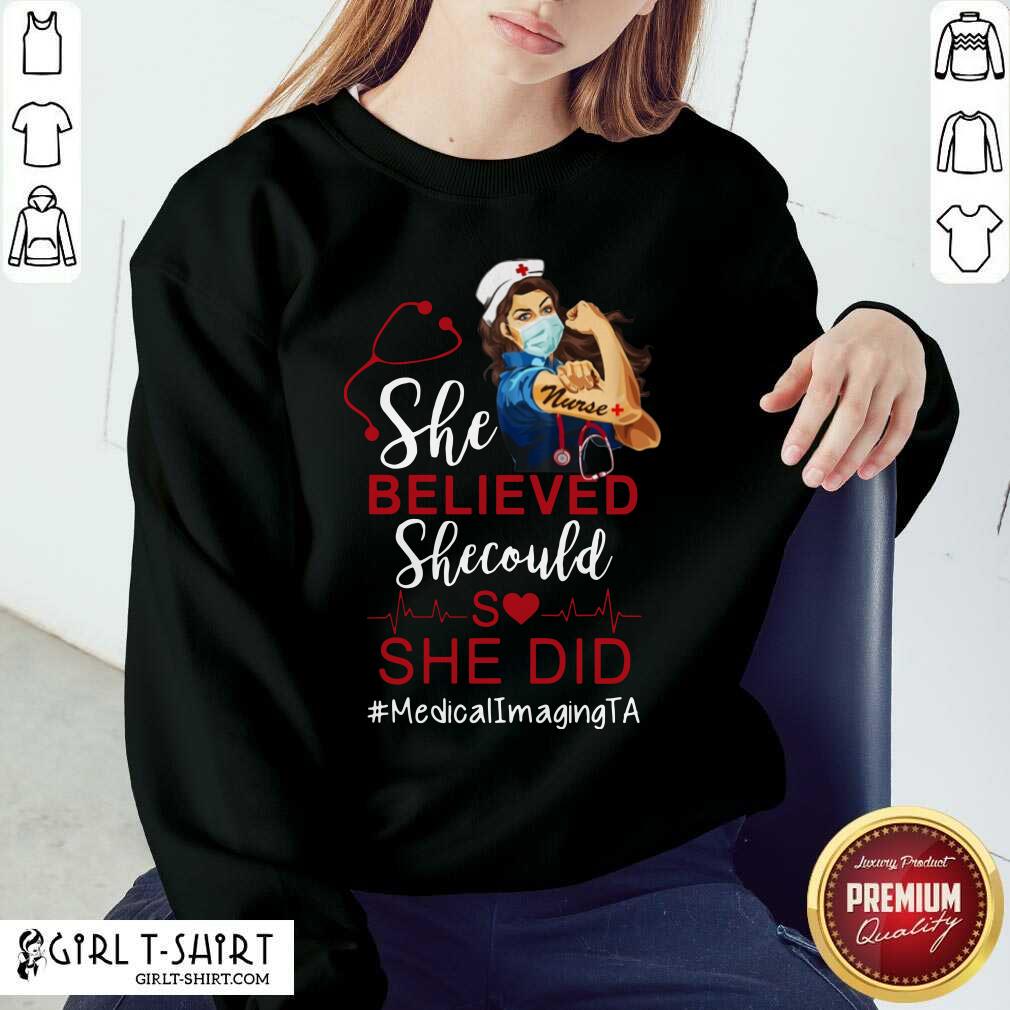 Strong Girl Nurse Medical Imaging Shirt - Image 4
