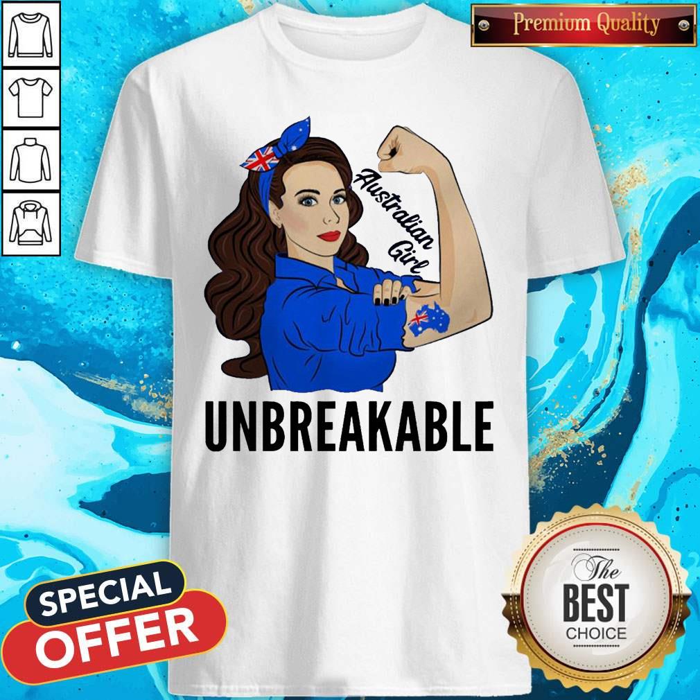 Strong Woman Tattoo Australian Girl Unbreakable Shirt