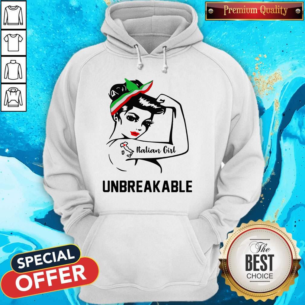 Strong Woman Tattoo Italian Girl Unbreakable Shirt - Image 2