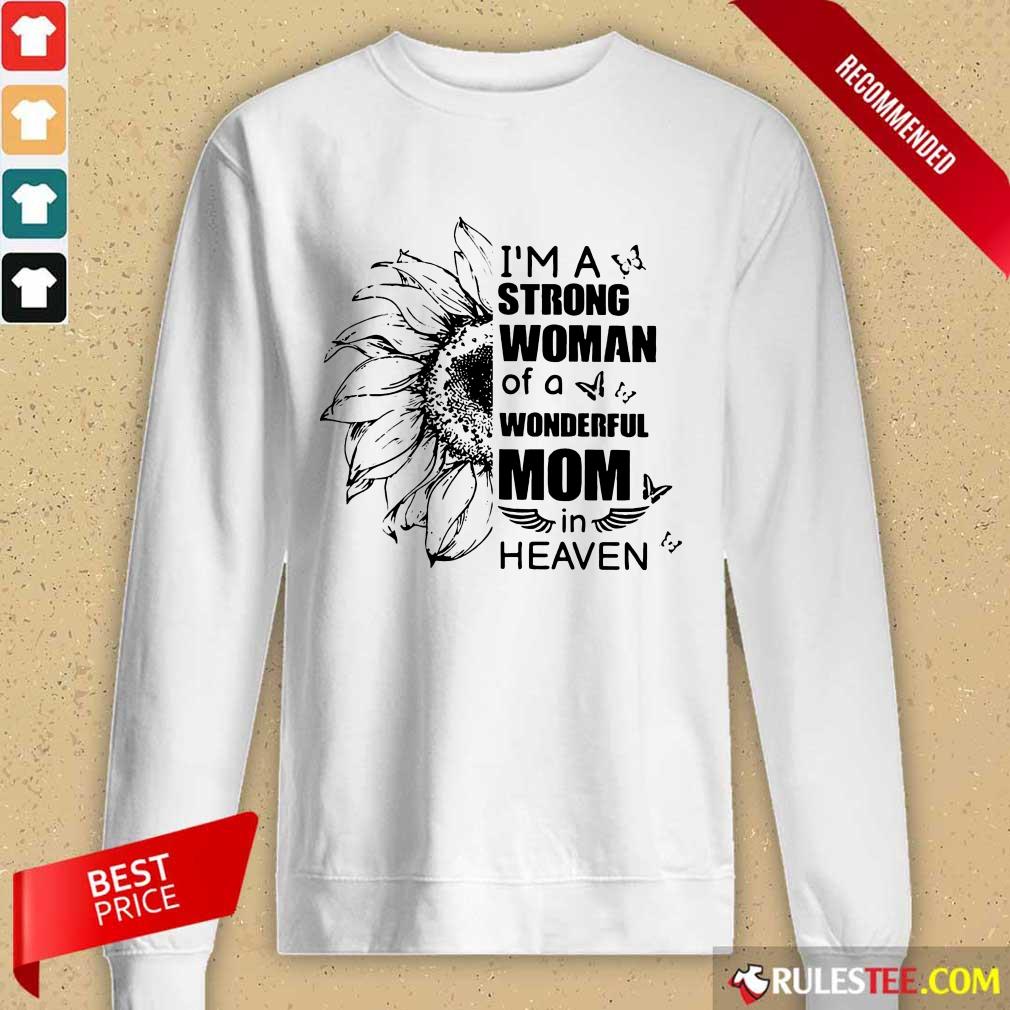 Strong Woman Wonderful Mom Heaven Shirt - Image 2