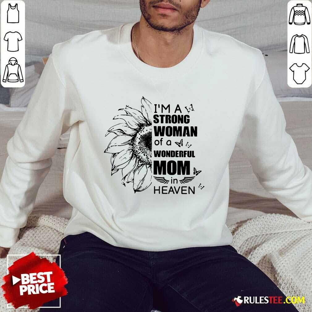 Strong Woman Wonderful Mom Heaven Shirt - Image 5