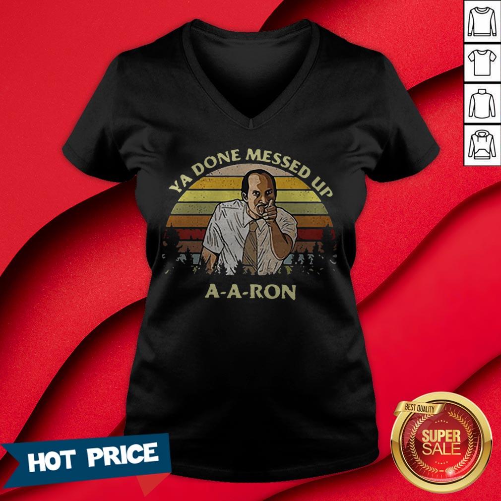 Substitute Teacher Key And Peele Ya Done Messed UpA-A-Ron Retro Shirt - Image 3
