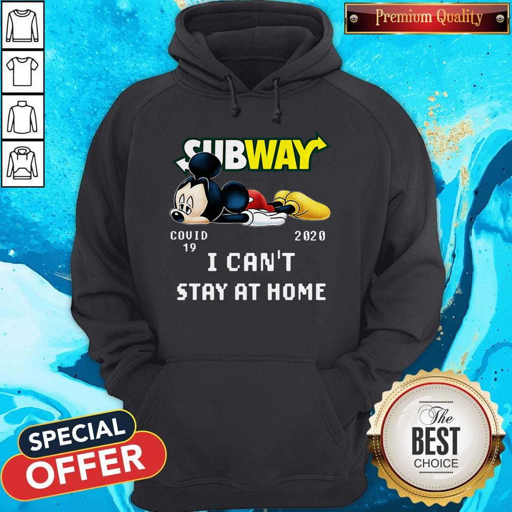 Subway Mickey Mouse Covid 19 2020 I Can't Stay At Home Shirt - Image 5