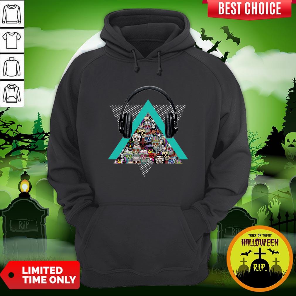Sugar Skull Day Of Dead Muertos Halloween Shirt - Image 5