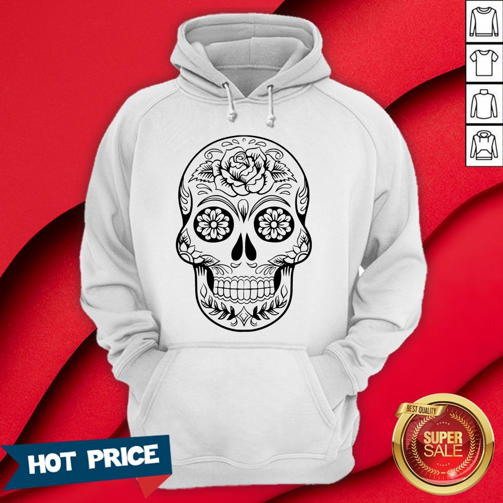 Sugar Skull Day Of The Dead Dia De Muertos Shirt - Image 5