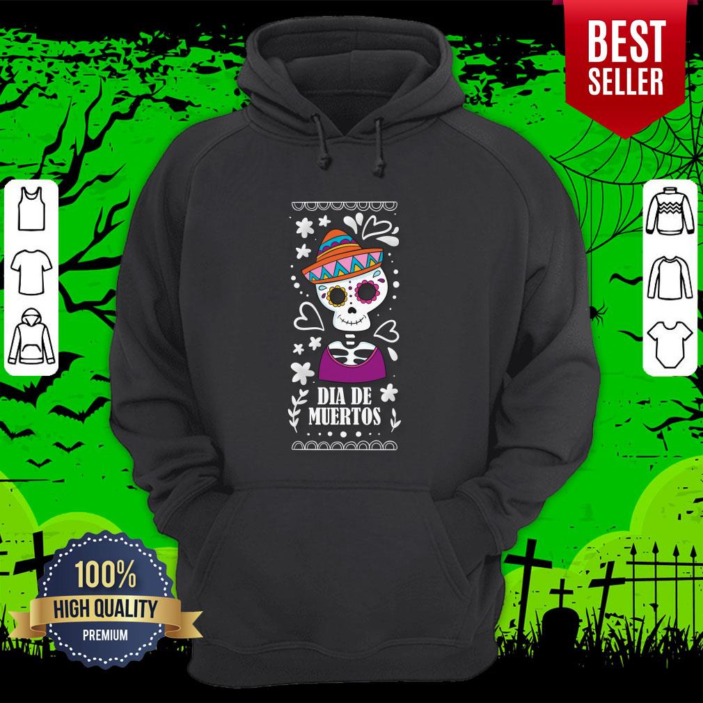 Sugar Skull Day Of The Dead Dia De Muertos Shirt - Image 3
