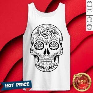 Alternative view of Sugar Skull Day Of The Dead Dia De Muertos Shirt