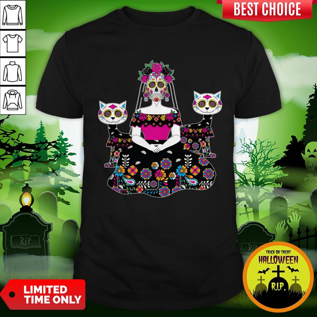 Sugar Skull Day Of The Dead Mexico Skeleton Shirt