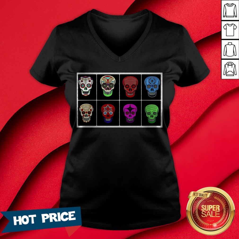 Sugar Skull Day Of The Dead Muertos Shirt - Image 3