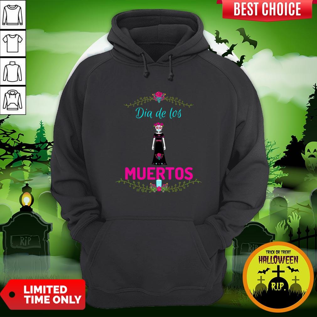 Sugar Skull Dia De Los Muertos Day Of The Dead Shirt - Image 2