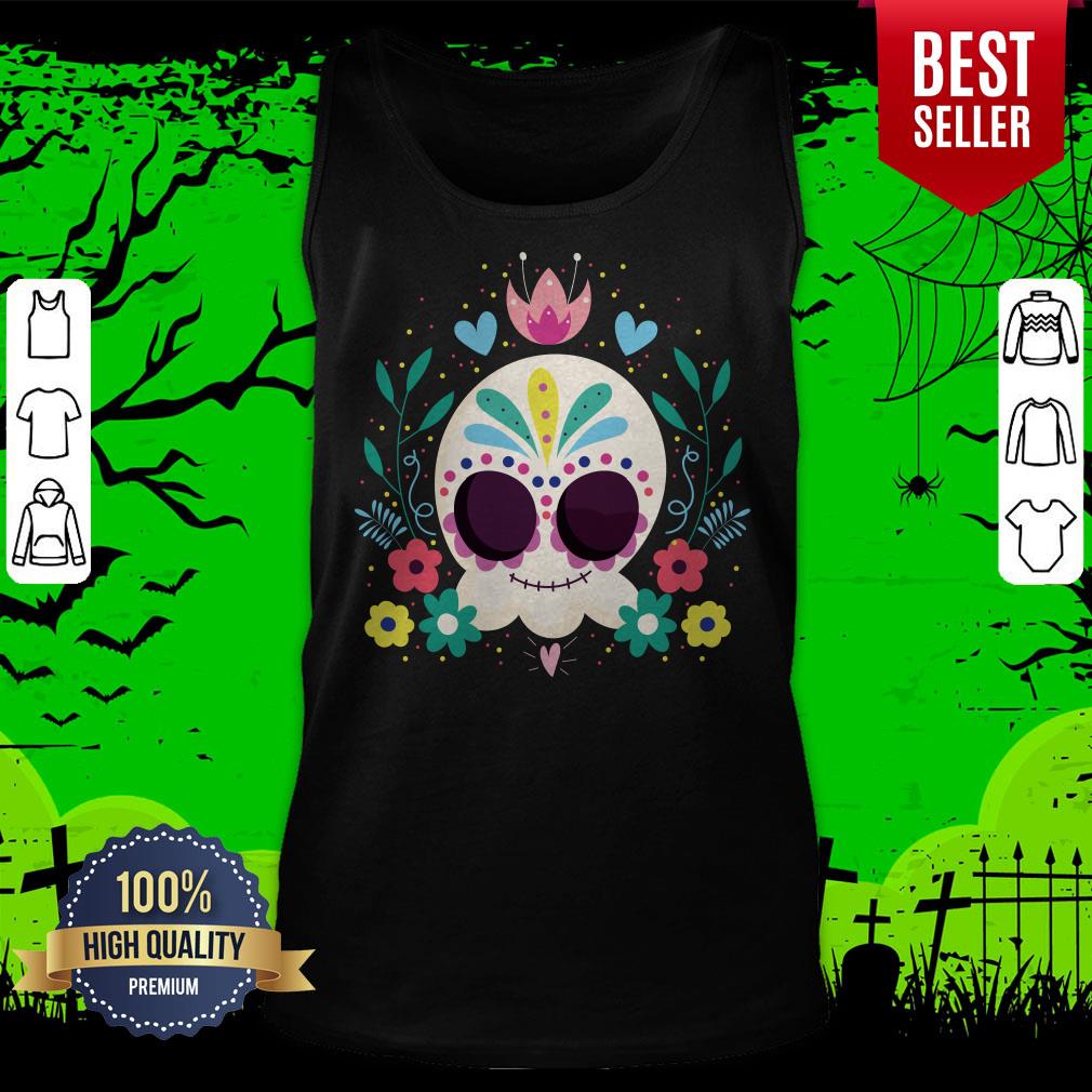 Sugar Skull Dia De Muertos Day Of The Dead Shirt - Image 5