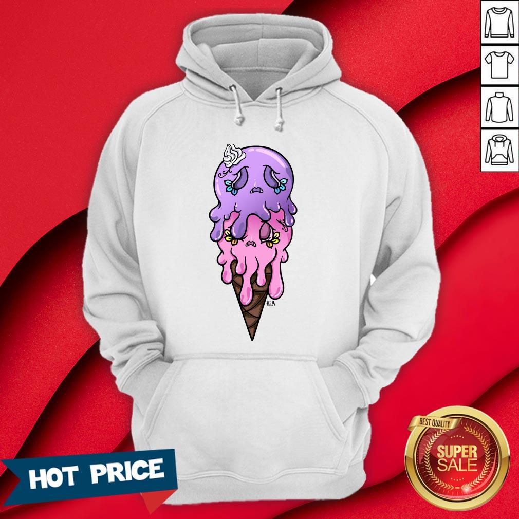 Sugar Skull Ice Cream Double Shirt - Image 5