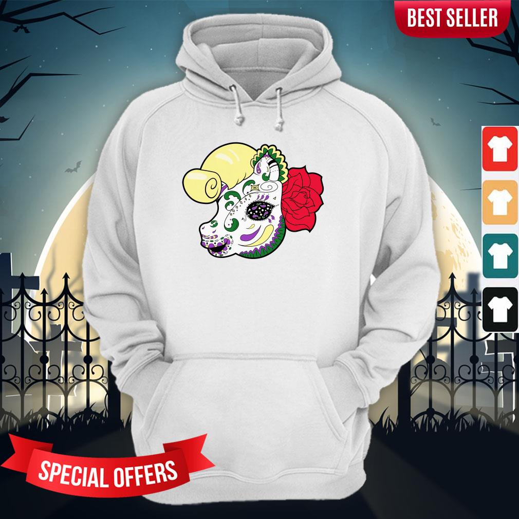 Sugar Skull Pony Day Of Dead Dia De Muertos Shirt - Image 5