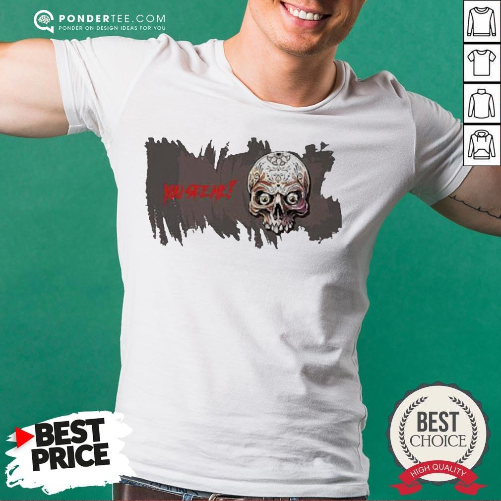 Sugar Skull You See Me Happy Halloween Shirt
