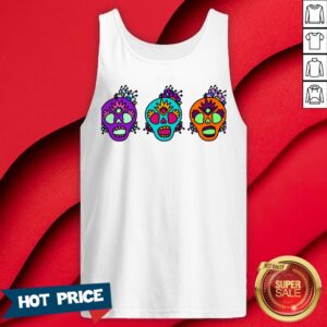 Alternative view of Sugar Skulls Day Of The Dead Muertos Shirt