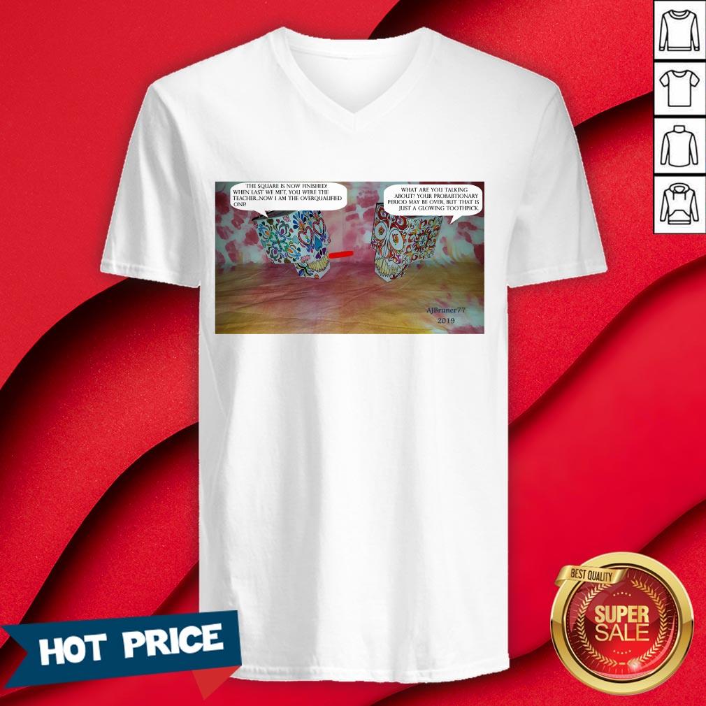 Sugar Skulls Glowing Toothpick Shirt - Image 3